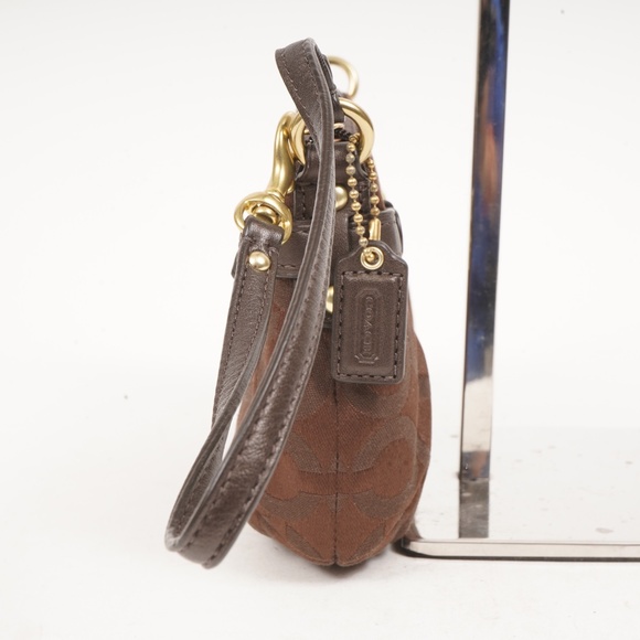 NWT $98 Coach Brooke Op Art Brown/Ebony Wristlet 43105 BBREB - Picture 5 of 12